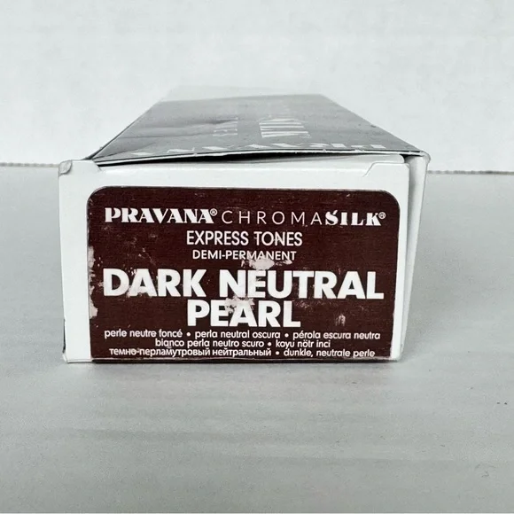 NIB Pravana ChromaSilk Express Tones Dark Neutral Pearl Brunette Hair Color - Picture 4 of 15